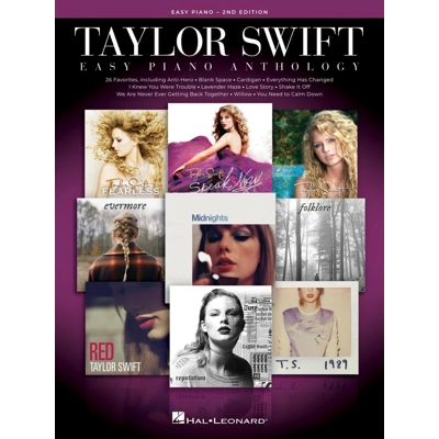 Taylor Swift - Easy Piano Anthology, 2nd Edition | Beginner Piano Songbook with Lyrics |