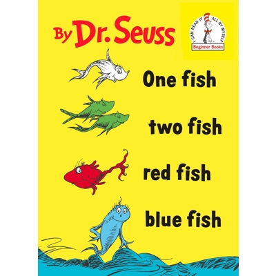 One Fish Two Fish Red Fish Blue Fish Hardcover – Picture Book, March 12 1960 by Dr. Seuss (Author)