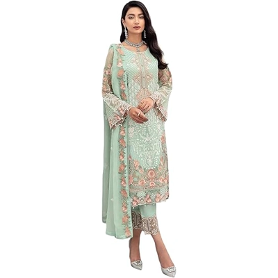 Swinory Indian/Pakistani Ethnic party wear Pant Style salwar kameez suit ready to wear for Women