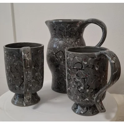 The Scribble set - Pitcher and mug set