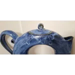 Azure Orbit - A Sculptural Teapot