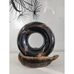 Feather & doughnut