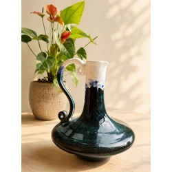 Ocean Blue Decorative Jug