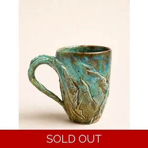 Textured Stoneware Mug