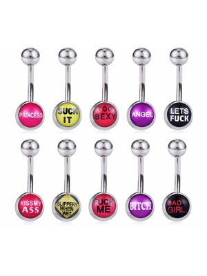 Rude Word Logo 10mm Nav..