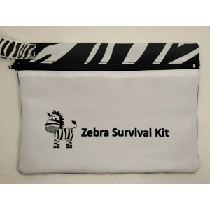 Personalised zip up bag