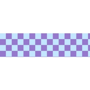 Blue and purple check