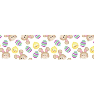 Easter bunny and chicks-all over