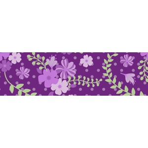 Dark purple floral