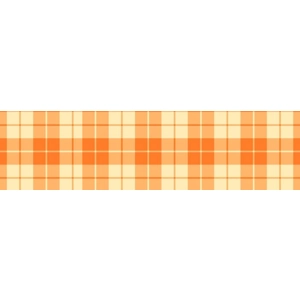 Orange plaid