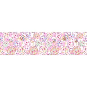 Pink smiley faces