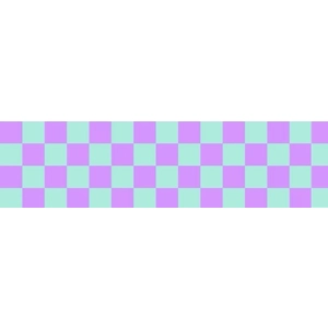 Purple and yellow check