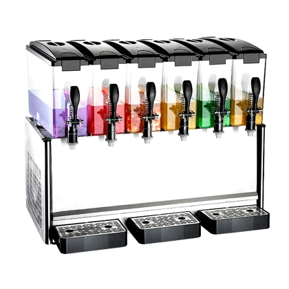 Slim Drink Dispenser Spraying 6x12L