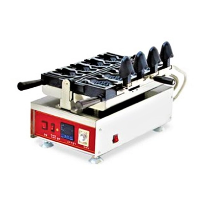 Commercial Quality - 4 Fish Shaped Waffle Baker Digital 10.5mm
