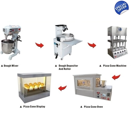 A4 Pizza Cones Production Line