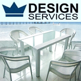 Set Rattan 1 Table 6 Ch..