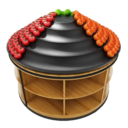 Supermarket Round Shelves 2