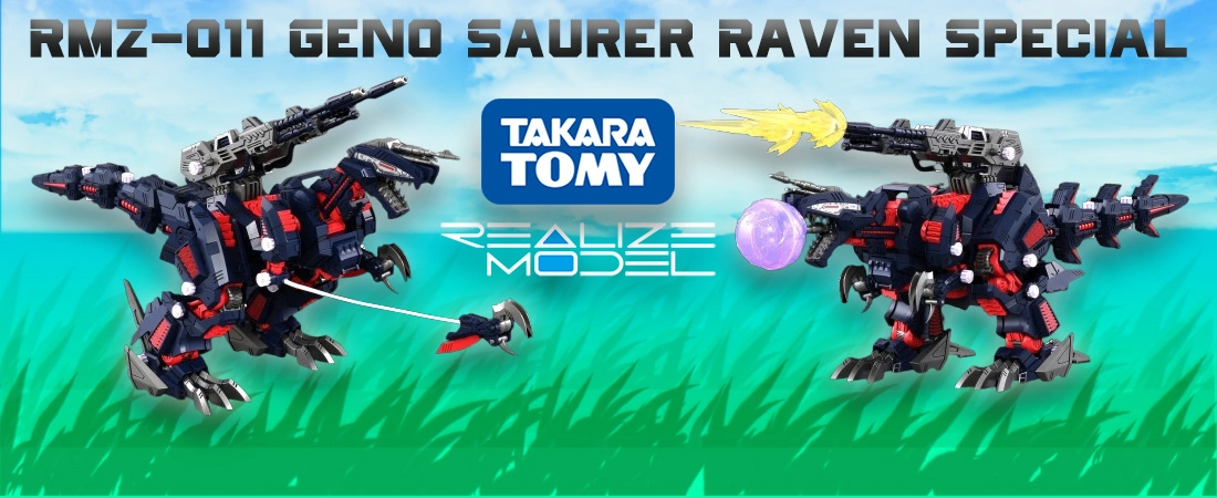 ZOIDS REALIZE MODEL RMZ-011 GENO SAURER RAVEN SPECIAL PRE-ORDER HERE!
