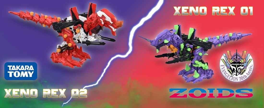 Zoids x Evangelion Xeno Rex Pre-Orders Now Open!