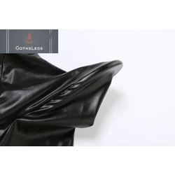 Gothic Grunge Faux Leather Crop Jacket