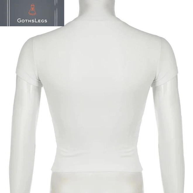 Additional Image for Goth Acubi Anime Crop Tee