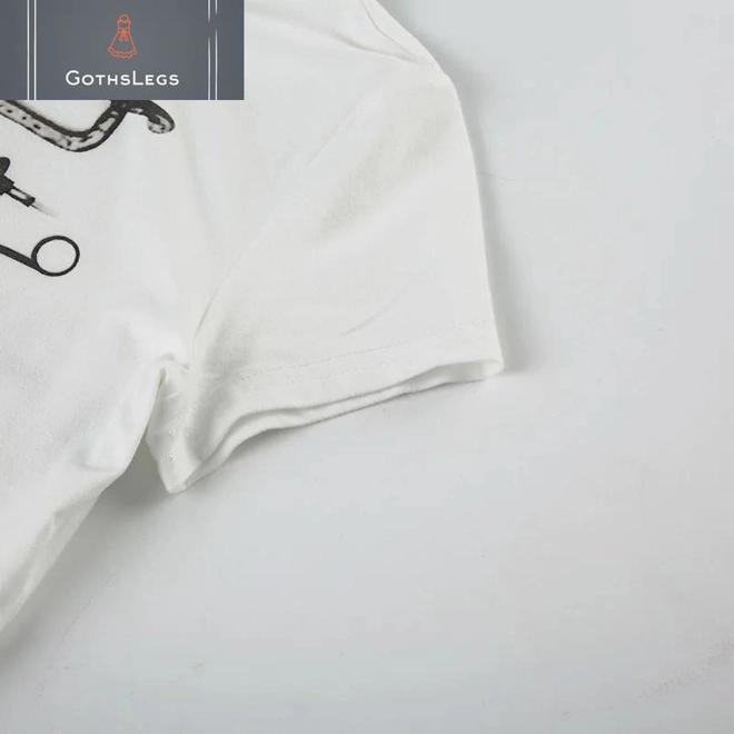 Additional Image for Goth Acubi Anime Crop Tee