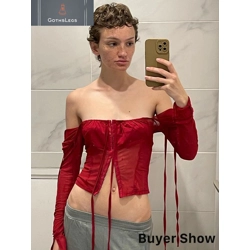 Goth Mesh Cyber Y2k Crop Top