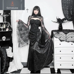 Elegant Gothic Mermaid Skirt for Parties