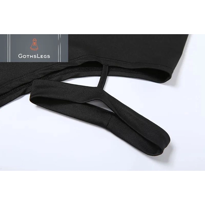 Additional Image for Gothic Patchwork High Waist Mini Skirt