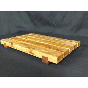 Slated Wood Stand Small Slated Wood Stand Small