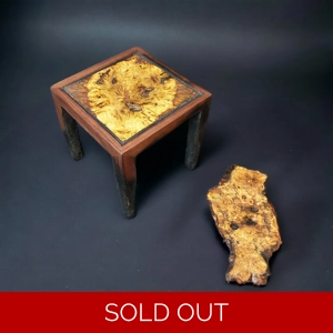 Charred American Walnut meets Oak Burl Charred American Walnut meets Oak Burl