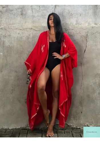 Crochet White Knitted Beach Cover-Up Dress