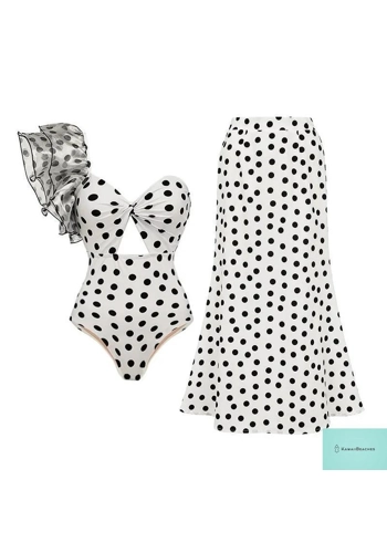 Kawaii Retro One Piece Beach Swimsuit