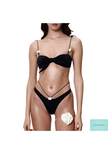 Floral Bandage Bikini Swimwear Set