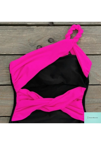 One Shoulder Cut Out Mo..