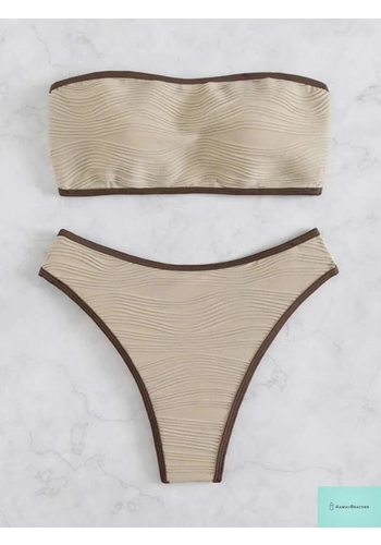 High Waist Triangle Bikini Swimsuit