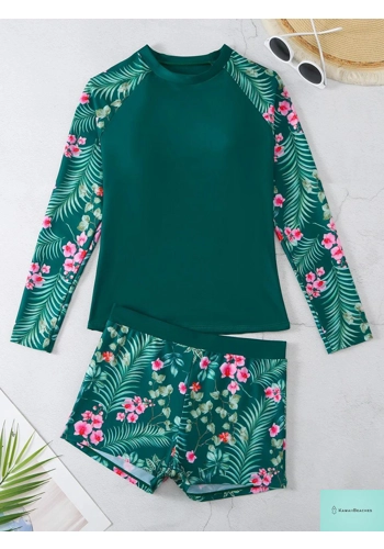 Kawaii Beaches Long Sleeve Swimwear Set