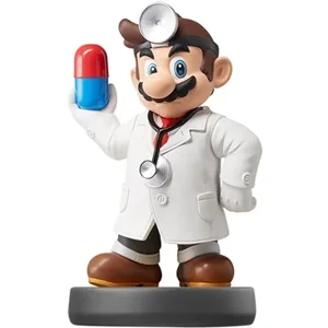 Nintendo Amiibo Super Smash Bros Collection Dr Mario Figure - Used