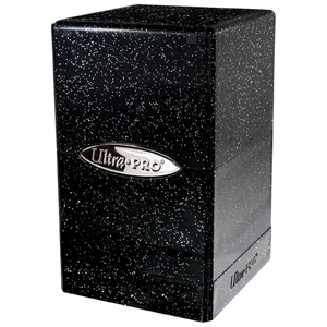 Ultra Pro Glitter Black Satin Tower Deck Box
