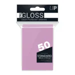 Ultra Pro Gloss Pink Deck Protectors - 50 Sleeves per pack