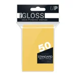 Ultra Pro Gloss Yellow Protectors - 50 Sleeves per pack