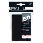 Ultra Pro Matte Black Deck Protectors - 50 Sleeves per pack