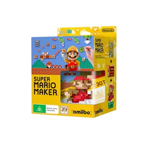 Super Mario Maker With Mario Amiibo - Used - Nintendo Wii U