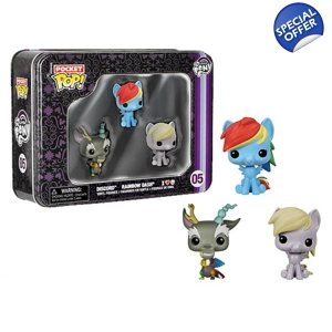 My Little Pony Pocket POP! Tins Figures 3-Pack