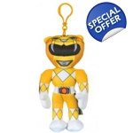 Power Ranger 7inch Bag Clips - Yellow Ranger