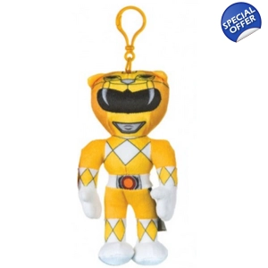 Power Ranger 7inch Bag Clips - Yellow Ranger