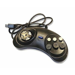 Unofficial Sega Mega Drive 6 Button Control Pad - Used