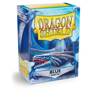 Dragon Shield - Matte Standard Size Sleeves 100pk - Blue