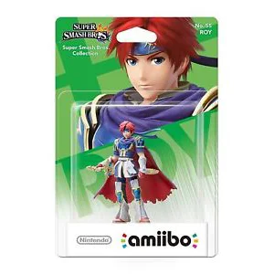 Nintendo Amiibo Super Smash Bros Collection Roy Figure - Boxed