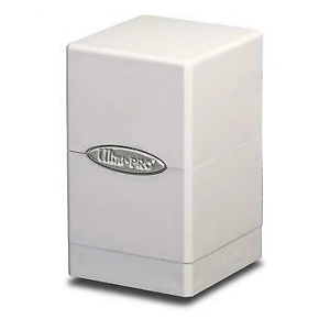 Ultra Pro White Satin Tower Deck Box
